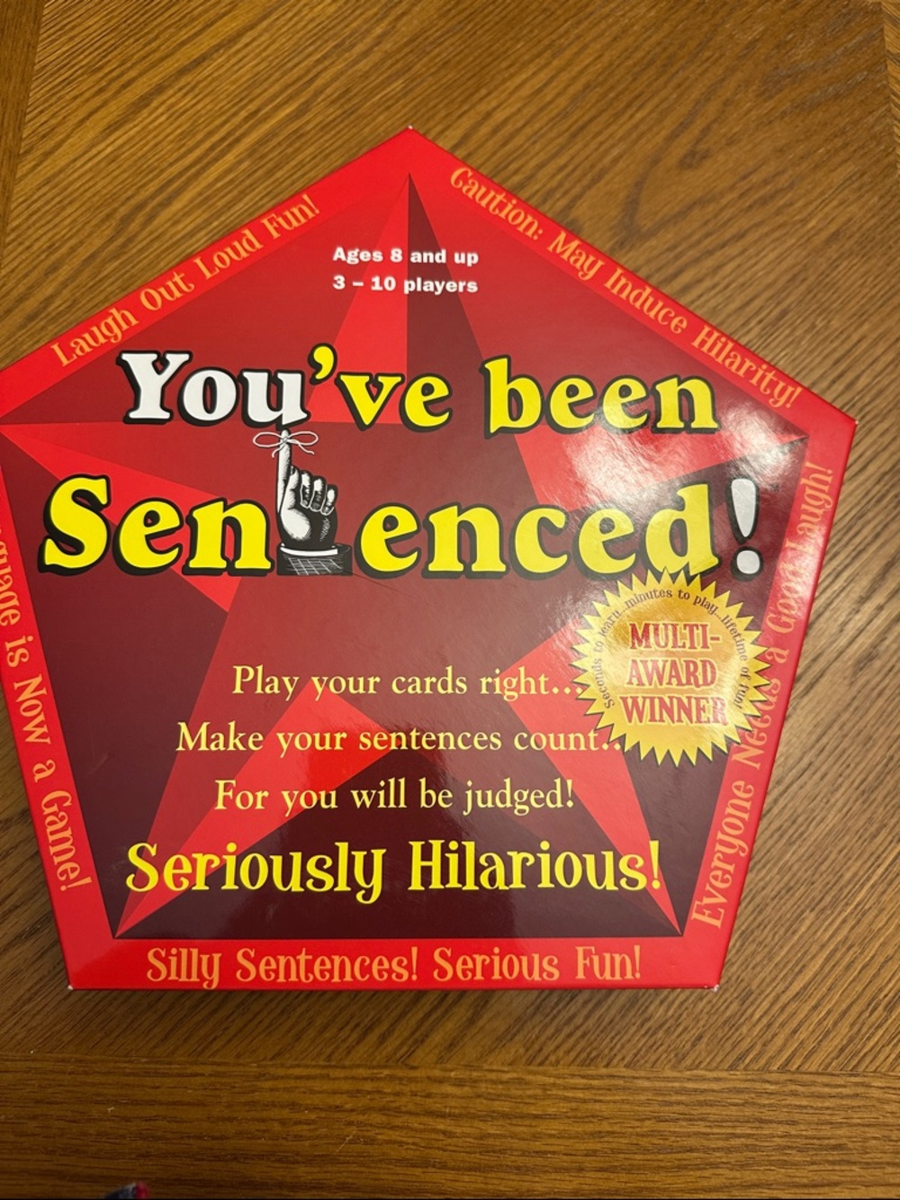 You've Been Sentenced! Party Card Game - Red